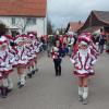 Buntes Treiben herrscht am Faschingssonntag auf Wehringens Straßen.