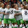 Die Frauen des VfL Wolfsburg haben das Pokalfinale gewonnen.