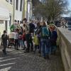 Das erste Frühlingswochenende des Jahres lockte viele Menschen in die Landsberger Altstadt. Doch nicht überall wurden Abstandsregeln und Maskenpflicht eingehalten.
