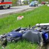 Tödlicher Unfall am Samstagnachmittag gegen 14.45 Uhr zwischen Balzhausen und Thannhausen: Nach einen Zusammenstoß mit einem Pkw erlag ein Motorradfahrer am Unfallort seinen Verletzungen. 