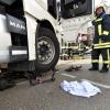 Ein schwerer Unfall hat sich am Montagvormittag in der Augsburger Innenstadt ereignet. 