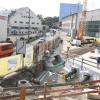 So sieht es derzeit an der Baustelle nahe der MAN-Brücke in Augsburg aus.