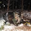 Zwei Männer sterben nach Unfall auf schneeglatter B466