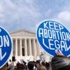 Proteste vor dem Supreme Court in Washington. Jetzt ist klar: Es wird kein Gesetz für Recht auf Abtreibung in den USA geben.