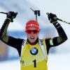 Laura Dahlmeier hat auch das Verfolgungsrennen beim Biathlon-Weltcup in Pokljuka gewonnen.