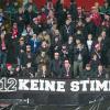 Wie in Kaiserslautern haben die Fans den Stimmungsboykott umgesetzt. Foto: Uwe Anspach dpa