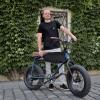 Stefan Laimer präsentiert sein E-Bike: "Mein Bike soll sich so anfühlen wie ein Motorrad." 