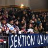 Wenn Burgau kommt, dann wird es voll im Neu-Ulmer Eisstadion. Unser Bild zeigt den Fanblock der Devils beim Spiel in der vergangenen Saison. 	