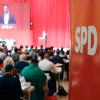 Kleiner Parteitag der Bayern-SPD zu Europa in der kleine Meistersingerhalle in Nürnberg.