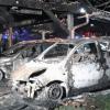 Rund 50000 Euro beträgt der Schaden, nachdem ein Auto in Illereichen in Brand geraten und dieser auf zwei weitere Autos übergesprungen war.  	