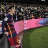 Ein Fehlschuss von Barcelonas Superstar Lionel Messi hatte für eine Zuschauerin fatale Folgen.