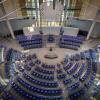 Blick in den Plenarsaal des Deutschen Bundestags.