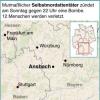 Karte von Bayern mit Lage von Ansbach, Nr. 24473, Hochformat: 60 x 85 mm; Grafik: R. Mühlenbruch, Redaktion: A. Eickelkamp