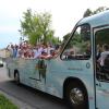 Der SC Ried feierte die Meisterschaft mit einer Fahrt im Partybus durch Neuburg