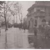 Oft überflutete die Zusam die Wertinger Innenstadt. Hier ein Foto des Hochwassers von 1926 mit der unter Wasser stehenden Augsburger Straße.