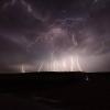 Ein Gewitter hat in der Nacht in der Region gewütet. Das Foto entstand in Wertingen. Besonders hart getroffen wurden aber die Kreise Donau-Ries und Dillingen.