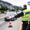 Die Bundespolizei kontrolliert bei der Einreise nach Deutschland.  