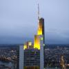 Der mächtige Turm der Commerzbank in Frankfurt am Main.