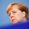 Bundeskanzlerin Angela Merkel CDU spricht in der Bundespressekonferenz ganz klar über die Herausforderungen in der Coronakrise.