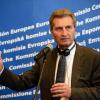 Ob Günther Oettinger EU-Kommissar bleibt, entscheidet sich nach der Europawahl. Nicht alle sind von ihm begeistert.