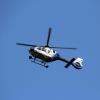 Bei der Suche nach dem Täter setzte die Polizei über Illertissen und Umgebung am Sonntagabend auch einen Hubschrauber ein.  	