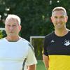 Sie wollen den SV Neuburg endlich nach oben führen – wenn’s geht, gleich zwei Teams auf einen Schlag: Co-Trainer Karl Kalchschmid (links) und Trainer Martin Hörmann. 