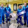 Die Crew-Mitglieder der «Artemis 2»-Mission der US-Raumfahrtbehörde Nasa, Reid Wiseman, Victor Glover, Christina Koch und Jeremy Hansen (v.l.n.r.).