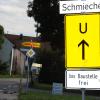 Die Ortsdurchfahrt von Schmiechen ist bereits seit Wochen gesperrt. Die Umleitungsstrecken sind von der Gemeinde aber beschildert worden.  