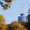 Der Hotelturm in Augsburg im Oktober 2015. Ein ähnlich strahlendes Bild soll sich auch in diesem Oktober noch bieten. 