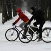 Funktionstextilien beim Radeln im Winter tragen