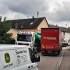 Durch Ebermergen (im Bild die Langgasse) und in Wörnitzstein rollten am Mittwoch nochmals viele Fahrzeuge.