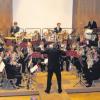 Voller Enthusiasmus – die Brass Band Schwaben, hier dirigiert von Benjamin Markl.  