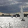 Zuweilen blies der Wind ein bisschen kräftig, ansonsten aber fanden die Segler bei der Sauerkrautregatta auf dem Mooswaldsee ideale Bedingungen vor.  	