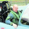 Der Schleudersitz ist für den Piloten - im Bild Oberstleutnant Marc Grüne vom JG 74 - der Retter in der Not, sofern alles richtig funktioniert. Foto: Xaver Habermeier 