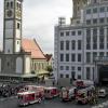 Nach kurzer Zeit konnte Entwarnung gegeben werden: Ein technischer Defekt war der Grund, warum die Brandmeldeanlage im Rathaus anging. 