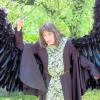 Finsteres Geflügel: Der "Engel des schwarzen Mondes" aus dem Universum der japanischen Manga-Serie "Angel Sanctuary" ist eines der aufwendigen Kostüme des Ulmer Cosplayers Rudolf Arnold. Foto: mgo