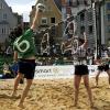Volleyballturnier auf dem Rathausplatz