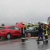 Ein schwerer Verkehrsunfall mit drei Verletzten ereignete sich am Samstagnachmittag auf der B 25 zwischen Möttingen und Harburg. 