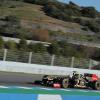 Kimi Räikkönen drehte mit seinem Lotus in Jerez de la Frontera die schnellste Runde. Foto: David Ebener dpa