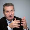 Günther Oettinger (CDU), ehemaliger EU-Kommissar und ehemaliger Ministerpräsident des Landes Baden-Württemberg, fordert eine Fracking-Debatte.