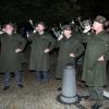 Die Jagdhorngruppe Nord des Bayerischen Jagdverbandes, Kreisgruppe Neu-Ulm, eröffnete mit ihrem musikalischen Leiter Wolfgang Metz (rechts) die 11. „Wildschmankerl“-Veranstaltung in Weißenhorn.