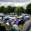 Das Rock im Park Festival will künftig einen Luxus-Zeltplatz bieten. Der dürfte komfortabler sein als die dicht gedrängten Zelte, die dort normalerweise stehen.