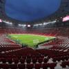 In der Puskás-Arena sollen am Donnerstag beim Supercup-Finale des FC Bayern München gegen den FC Sevilla rund 20.000 Fans sitzen. 