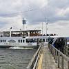 Bayerische Seenschifffahrt Saisonauftakt: Die MS Herrsching am Dampfersteg im Utting