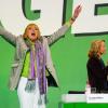 Für die scheidende Grünen-Parteichefin Claudia Roth war es ein emotionaler Abschied.