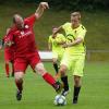 Stefan Fackler, hier noch für Wertingen II gegen Oberndorf am Ball, schoss den TSV mit seinem ersten Bezirksliga-Tor in Führung. 