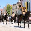 Perfektes Sommerwetter beim großen Frundsberg-Festumzug.