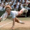 Boris Becker fühlte sich auf Rasen besonders wohl. 1985 gewann er erstmals in Wimbledon.