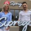 Inga Dragone und ihr Sohn Damian Rogaczewski führen das neue Lokal Siprego in Pfersee. 	