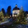 Stille-Nacht-Kapelle in Oberndorf bei Salzburg, wo 1818 das Lied zum erstenmal erklang. Die Kapelle erineert an die St. Nikolai-Kirche, die damals dort gestanden hat.